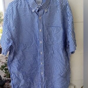 Blue Checkered Men's Shirt